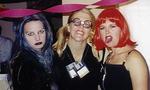 When Goths and Nerds get drunk. (Blue Hair-Cherie, Blonde-Jean, Red Head-Kristi
