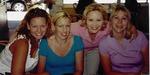 Four of the sisters (Cherie, Michelle, Julie and Stephanie) together to celebrate Julie's 30th Birthday July 6, 2002.