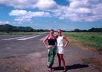 An airport in Costa Rica.  Yes, we were surprised to realize that the entire airport consisted of a slab of tarmac.  You just waited for your plan, and hopped in.  I mean, what else do you really need?