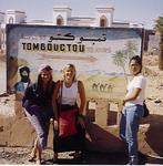 The famous sign...Timbuktu only 52 days away by camel!  So close, yet so far away!