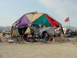 Typcial Burning Man camp.