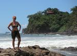 Here I am on the beach at Flamingo Bay.