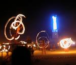 Twirling fire art?