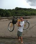 Greg and I both got cruiser-style bicycles and then carried or walked them over half the terrain.