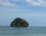 A tropical island off of Brasilito Beach...or is that a muppet holding his breath under water?