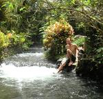 Greg by a stream.