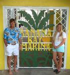 Bruce and Peggy, the incredible owners of Banana Bay Marina.