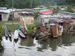 Now these people have got real money. In the American tradition of excess, they have seven canoes.