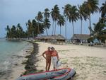 Rennie and Anne on Porvenir.  