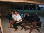 Greg and Nick at the "airport" in Porvenir. (Flights from Panama cost $30 per person.)  