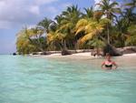 The water is so warm you can sit in it all day.  The only chill you ever feel in the San Blas Islands is from a cold beer.