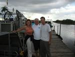 Greg, John and Cherie.  (Luckily we survived the "gator show".)