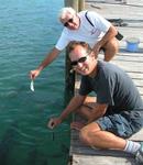 You have to be careful with those tarpon.  They can take your finger along with the fish they are trying to eat.