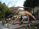 Excuse me, did you know you have a giant lobster in your front yard?