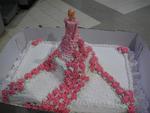 When a girl turns 15 years-old, there is a huge party given in her honor.  This is one young woman's "coming of age" cake.