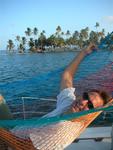 Greg in a hammock.  This is the life.