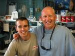 Brett and Dan at the SeaView Dive Center (A dive spot no one should miss!)