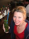 Kristi poses with a Mohito. 