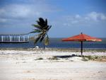 A deserted beach.  Nothingness is sometimes beautiful.