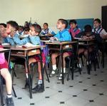 All children wear uniforms to school.