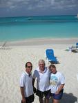 Greg, John and Marsha at the all-inclusive resort "Beaches."