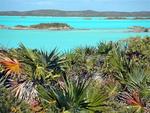 The milky-blue water of Chalk Sound on Provo.