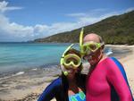 It's hard to look cool in snorkels, but I think we pulled it off.