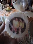 A "love" cookie (with a photo of Ken and Renee) was given out to each of the guests.