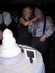 Cutting the cake, or Kenny's neck?