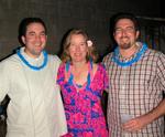 The Kirkham family at Prom together: Tim, Laura and Michael.