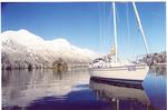 Bob (50 ft Catalina) is at home in the cool Alaskan waters.  *Photo by Rick.