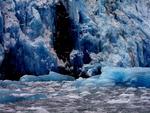 The glacier, up close and personal.  *Photo by Rick.