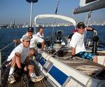 The gang on the bay.