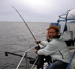 Cherie AKA "I don't care about fishing" changes her tune and can't put the rod down.