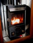 When it is cold outside, we have a roaring fire inside S/V Bob.