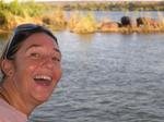 Gill loves the hippos!