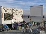 There's even a drive-in theater in the desert.