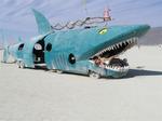 Cherie got eaten by a shark car!