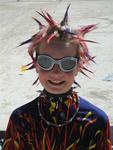 Kids of all ages express themselves at Burning Man.