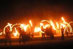 Fire dancers.