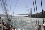 We sail out to the Golden Gate Bridge.  *Photo by Paul.