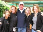 Four ladies with Brian, Predator II's captain.