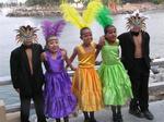 The special-needs kids put on a show for the guests of the chili cook-off.