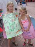 These little ladies know how to market chili.