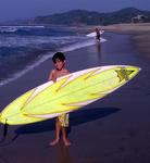 It's nice when you can match your board.  Surfers come in all sizes...even pint-sized.