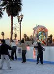Ice-skating in "Surf City."
