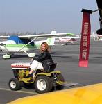 This shot is for my Uncle Steve, who never thought he'd see me on a tractor. *Photo by Norm