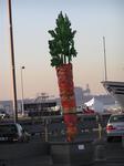 I would call this "the diet tree", but artist Lauren Jackson named it "Soft Sculpture Carrot."