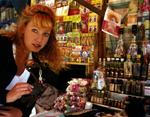 Here I am at the witch's market in Bolivia.  I'm holding a dried llama fetus, which is considered good luck.  I consider it gross.