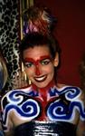 Perhaps I put on too much make-up?  Here I am painted up for Carnival in the Canary Islands.